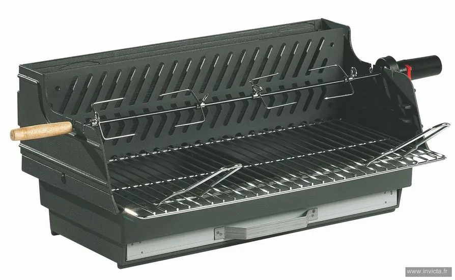 invicta-louqsor-barbecue-encastrer-bois image 1