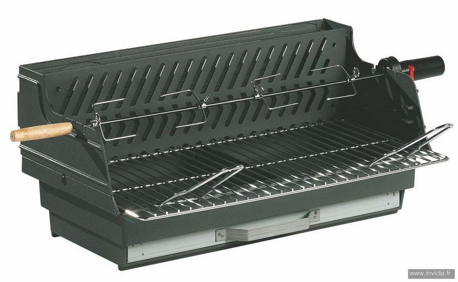 invicta-louqsor-barbecue-encastrer-bois image 1