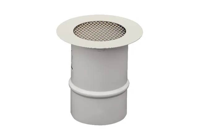 bronpi-grille-simple-ronde-80-mm-noir-blanc image 1