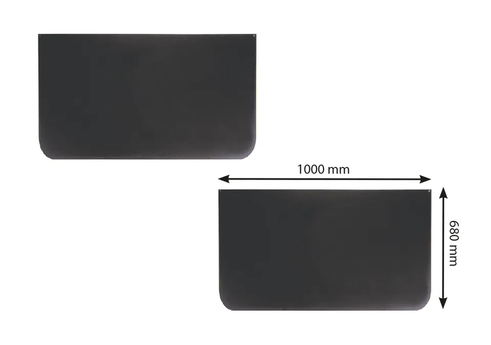 bronpi-639-n-plaque-de-sol-frontale-noire-1000-mm image 1