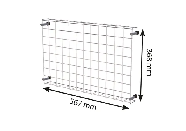bronpi-grille-protectrice-vitre-accessoire-acier-chrom-aimants image 1