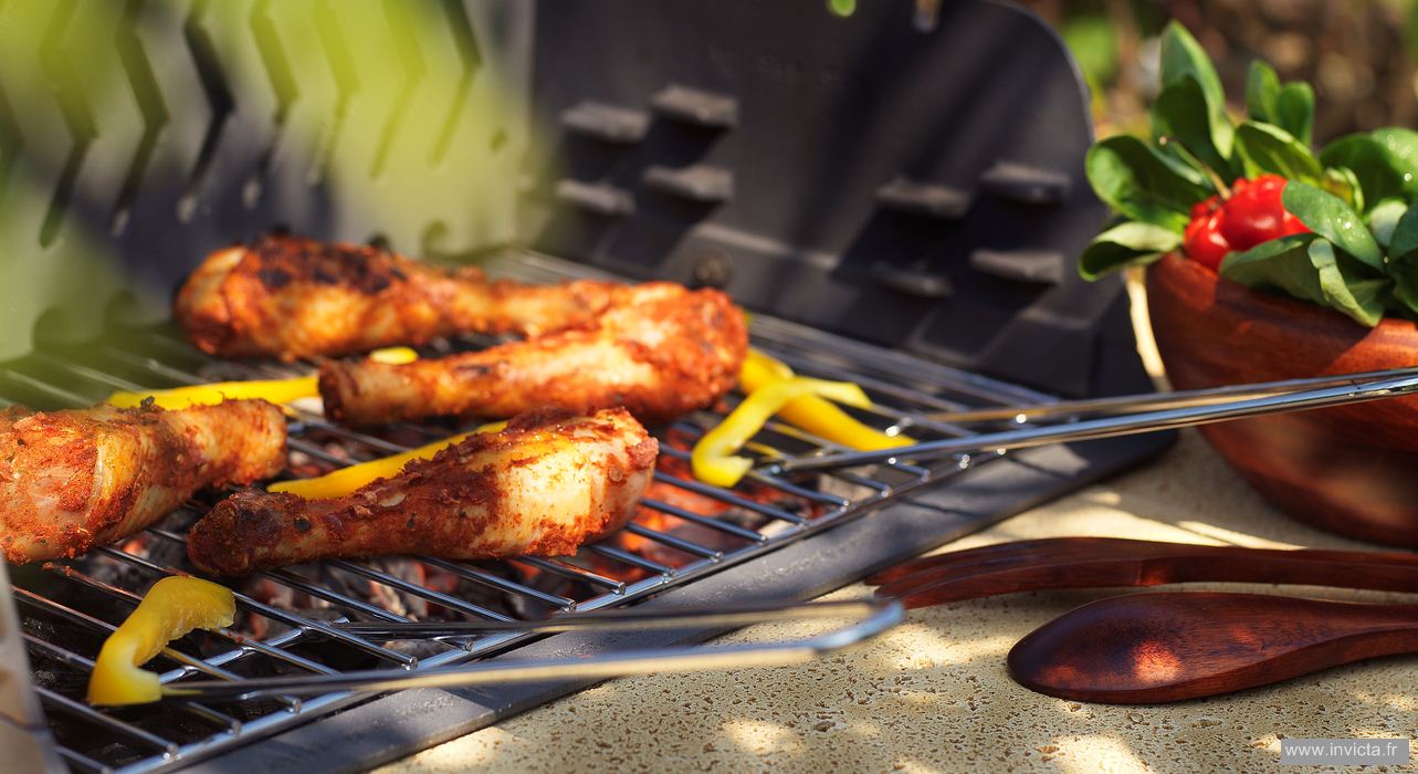 invicta-assouan-barbecue-encastrer-fonte image 2