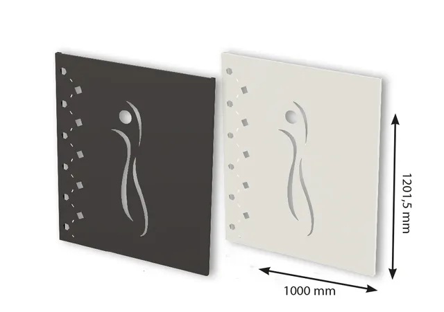 bronpi-accessoires-panneau-d-coratif-acier-blanc-1000x1200-mm image 1